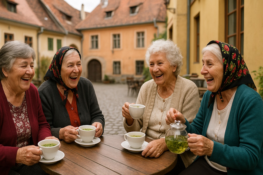 Prietene la ceai de plante